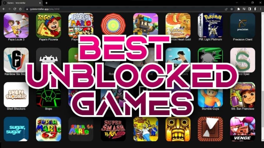 Discover Other Unblocked Game Sites